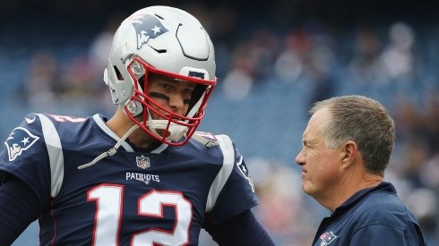 Tom Brady (Left), Bill Belichick (Right) - New England Patriots - NFL 2018