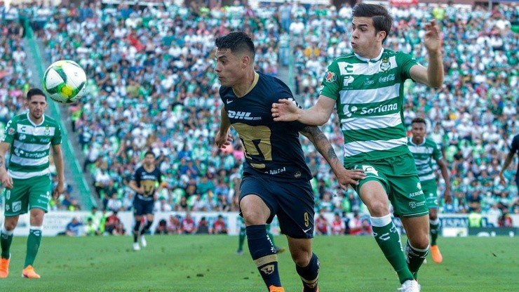 Ulises Rivas contra Pumas en el torneo Clausura 2019.