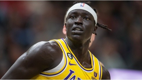 Wenyen Gabriel of the Los Angeles Lakers
