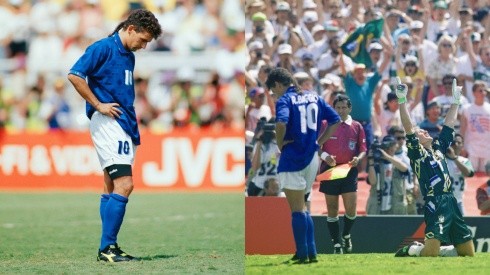 Roberto Baggio of Italy in the 1994 World Cup final