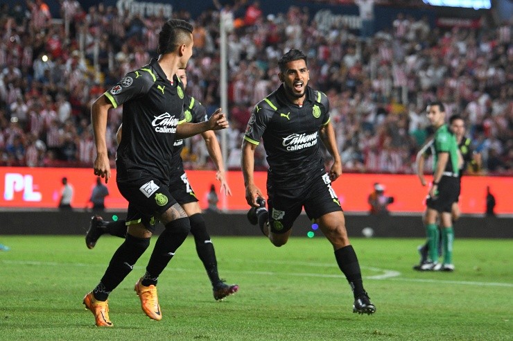 Ponce en el festejo de uno de sus goles en el Clausura 2022 (Imago 7)