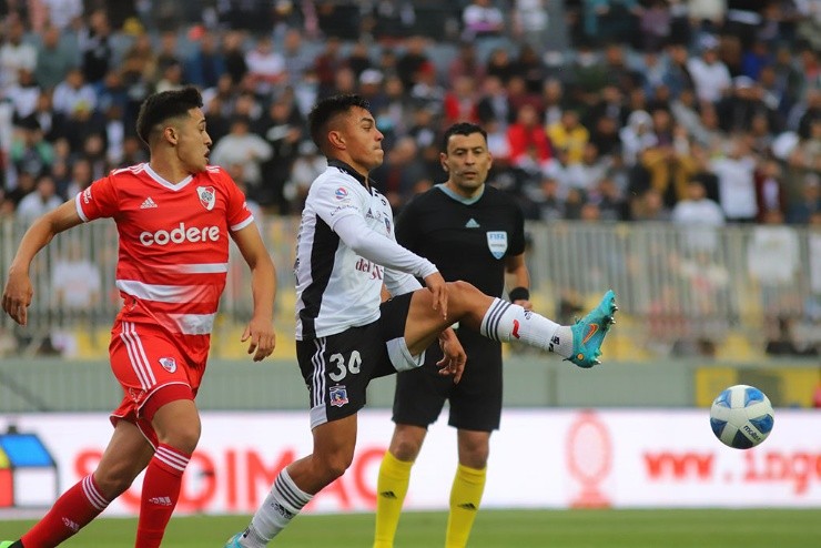 Vicente Pizarro en el duelo ante River | Foto: Agencia Uno Vicente Pizarro en el duelo ante River | Foto: Agencia Uno