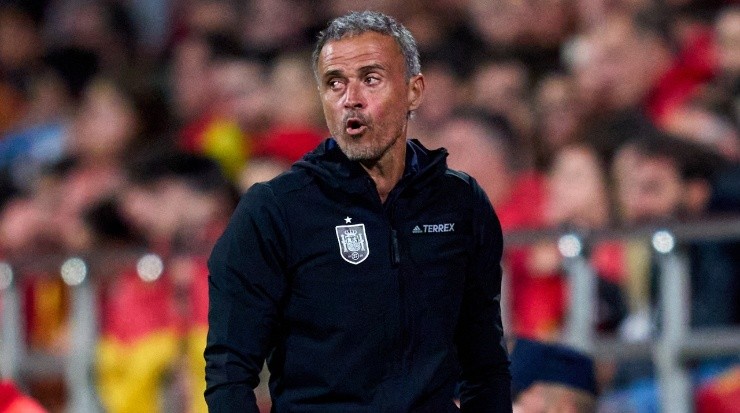 Spain coach Luis Enrique. (Alex Caparros/Getty Images)