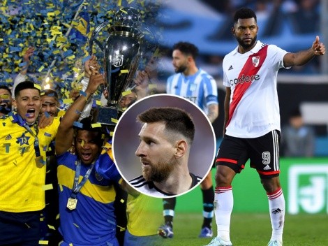 La palabra menos pensada: Messi habló sobre el triunfo de River que le dio el título a Boca