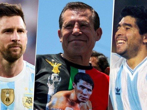 Julio César Chávez eligió entre Messi y Maradona