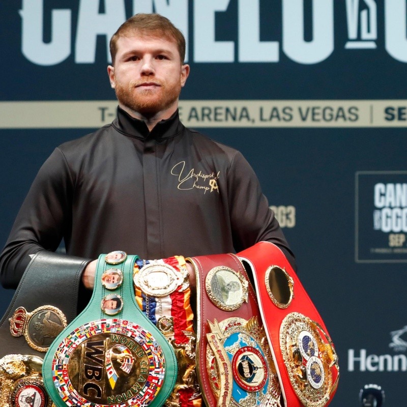 ¿Ya no será indiscutible? Creen que Canelo Álvarez puede dejar vacante un cinturón