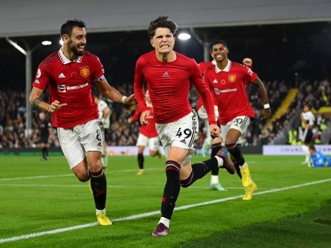 Manchester United venció al Fulham con golazo de Alejandro Garnacho