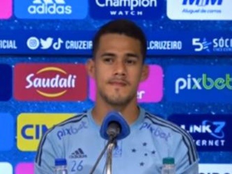 Lucas Oliveira fala sobre quem foi o atacante mais difícil que marcou atuando pelo Cruzeiro