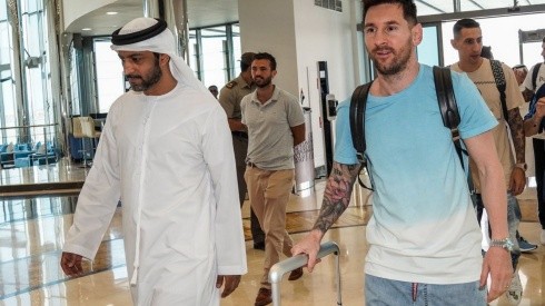 Lionel Messi ya está en Abu Dabi y se suma a los trabajos de la Selección Argentina para Qatar 2022