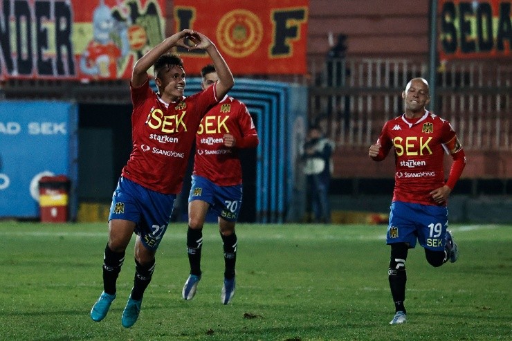 El delantero de Unión Española estaría en carpeta de la U | Foto: Agencia Uno El delantero de Unión Española estaría en carpeta de la U | Foto: Agencia Uno