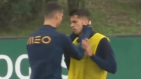 La polémica entre Cristiano Ronaldo y Joao Cancelo en el entrenamiento de la Selección de Portugal