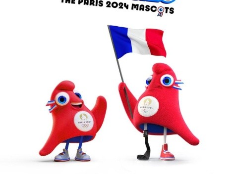 Presentaron a The Phryges, las mascotas olímpicas de París 2024