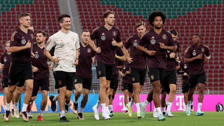 Entrenamiento de Alemania.