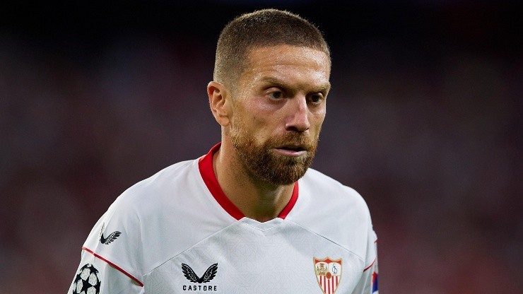 Alejandro Gómez con Sevilla.