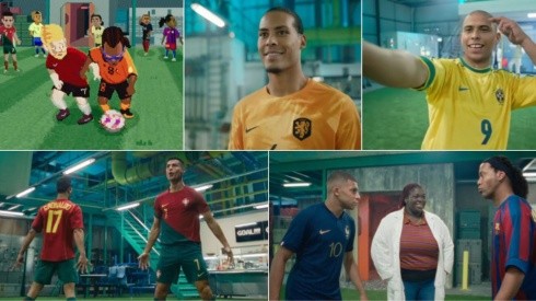 Guiño estas Aflojar Video: Nike lanza su nuevo comercial previo al Mundial de Qatar generando  un 'multiverso' de cracks