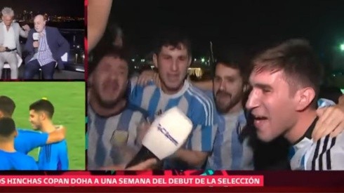 Los hinchas argentinos encienden la previa al Mundial