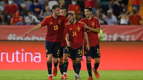 La selección de España, con problemas.