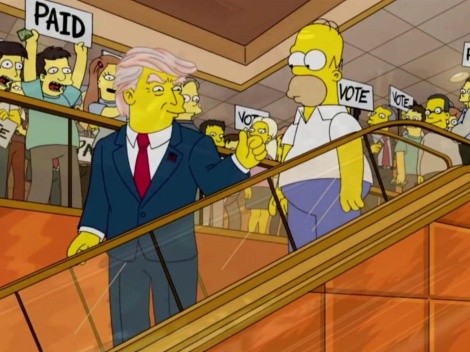 Los Simpson predijeron la candidatura de Donald Trump en 2024