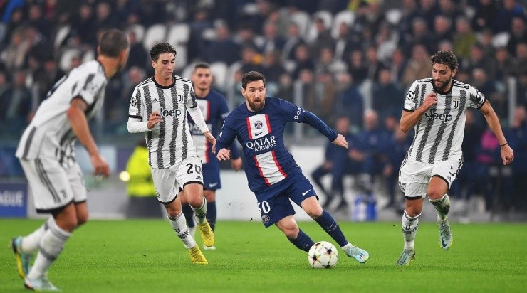 Lionel Messi of Paris Saint-Germain  (Photo by Valerio Pennicino/Getty Images)
