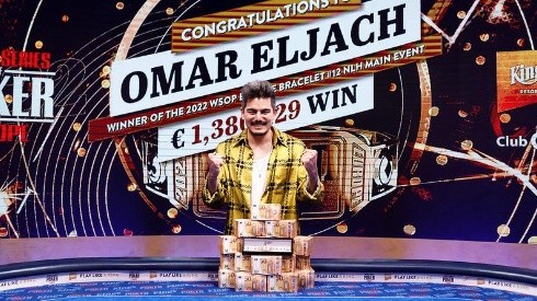 Omar Eljach ganhou grande forra na WSOP Europa (Foto: Divugação/King´s Cassino)
