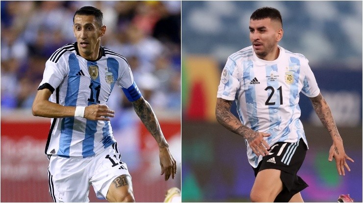 Angel Di Maria (left) and Angel Correa. (Getty Images