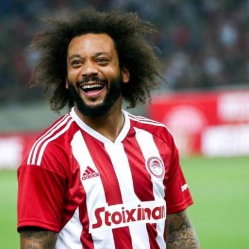 Terminó la emoción por Marcelo: horrible presente del brasileño en Olympiacos