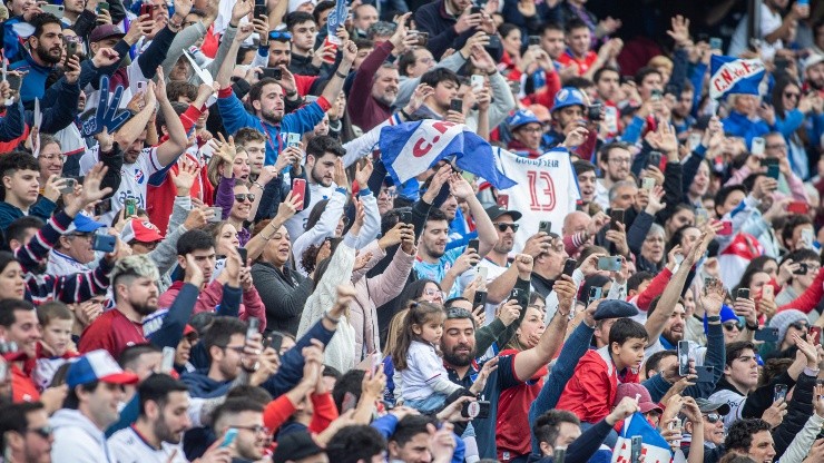 Hinchas de Nacional de Montevideo.