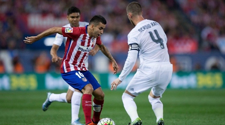 Only a year after his heart surgery, Correa was facing the likes of Sergio Ramos on the field. (Gonzalo Arroyo Moreno/Getty Images)