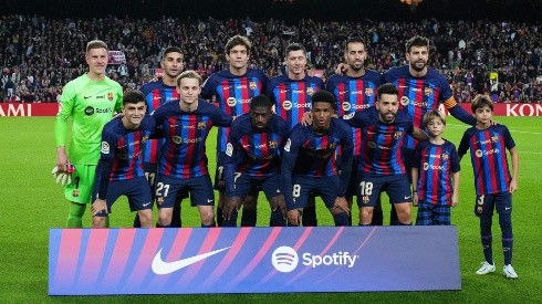 Formación de Barcelona por Liga de España.