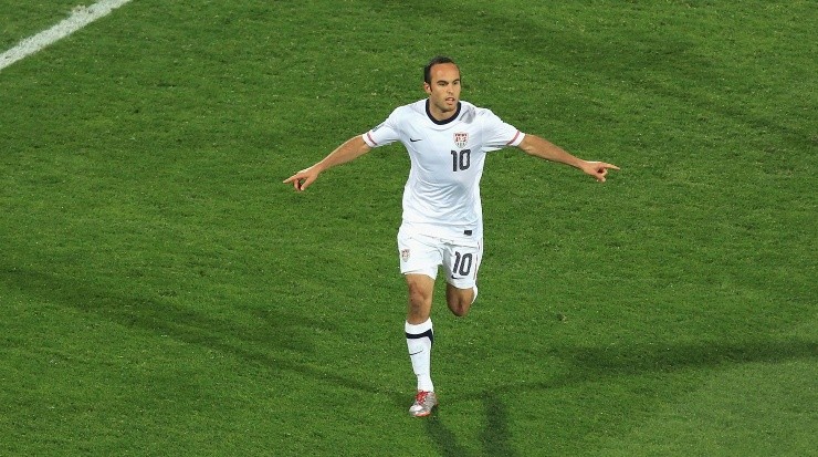 during the 2010 FIFA World Cup South Africa Round of Sixteen match between USA and Ghana at Royal Bafokeng Stadium on June 26, 2010 in Rustenburg, South Africa.-Not Released (NR) Editorial use only. No commercial use (overt or implied) or 