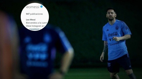 ¡A horas del Mundial! El jugador de la Selección que Messi empezó a seguir en Instagram