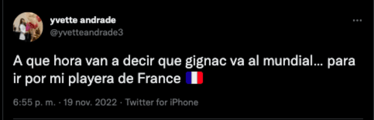 Tweets pidiendo a Gignac en el Mundial | Twitter