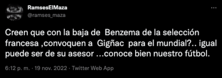 Tweets pidiendo a Gignac en el Mundial | Twitter