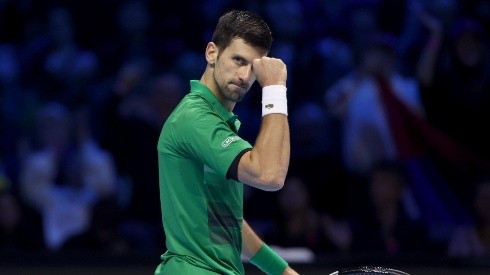 Djokovic festejó en Turín.