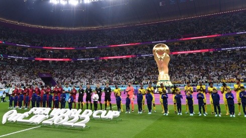 2022 FIFA World Cup Group A match between Qatar and Ecuador