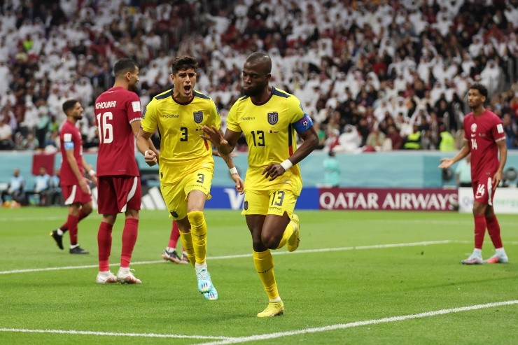 Enner Valencia le dio la victoria a Ecuador sobre Qatar. Créditos: Getty Images