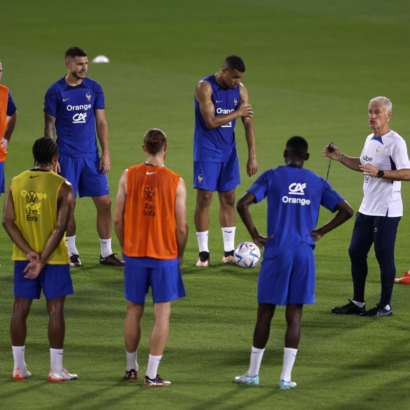 Francia se preocupa por la ausencia de otra figura en el entrenamiento