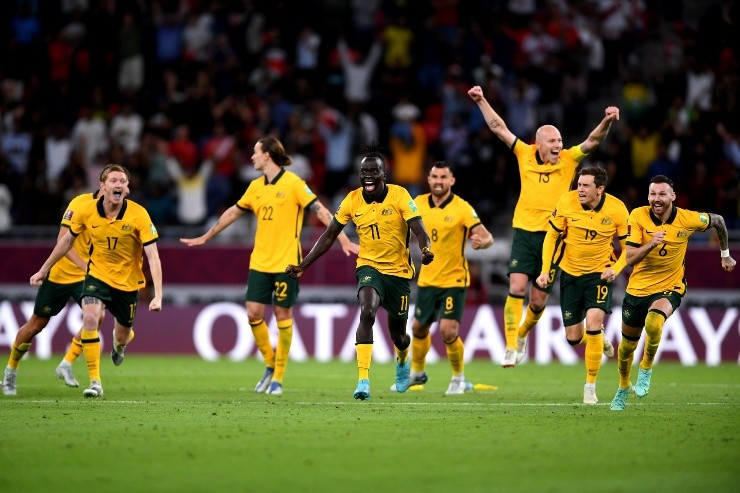 Australia clasificó tras ganarle el Repechaje a Perú. (Getty Images)