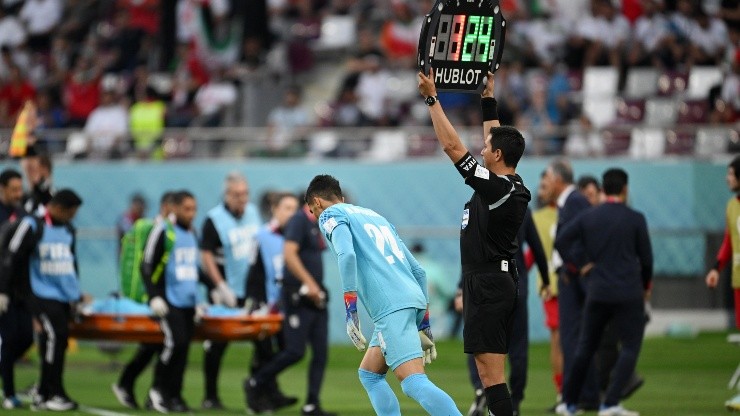 Irán realizó 6 cambios contra Inglaterra.