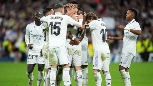 Real Madrid en festejo de gol.