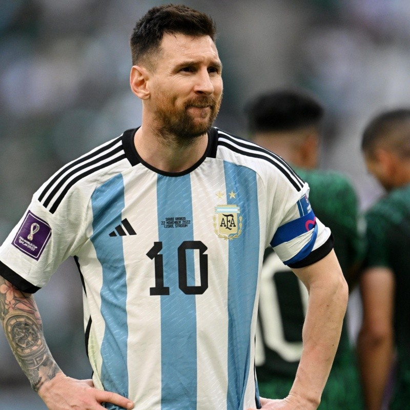 ¿Qué le pasó a Messi? Los números vs Arabia Saudita