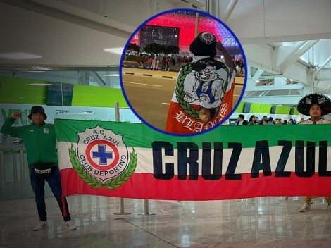 De México para el Mundo: El trapo gigante de Cruz Azul que brilla en Qatar