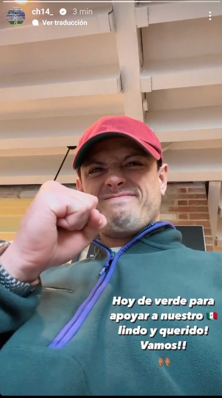 Chicharito Hernández manda apoyo a sus compañeros | Twitter