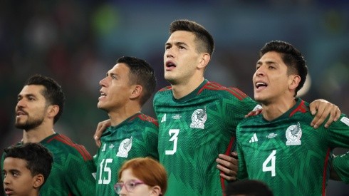 Henry Martin, Hector Moreno, Cesar Montes, Edson Alvarez - Mexico vs Poland - Qatar 2022