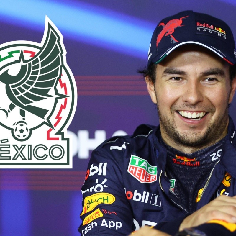 Checo Pérez dijo presente para apoyar a México contra Polonia