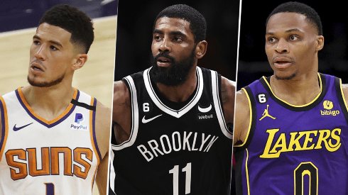 Devin Booker, Kyrie Irving y Russell Westbrook estarán jugando hoy por la NBA 2022.