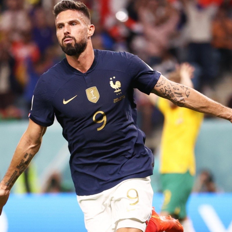 ¿Cuántos goles hizo Olivier Giroud en la historia de los mundiales?