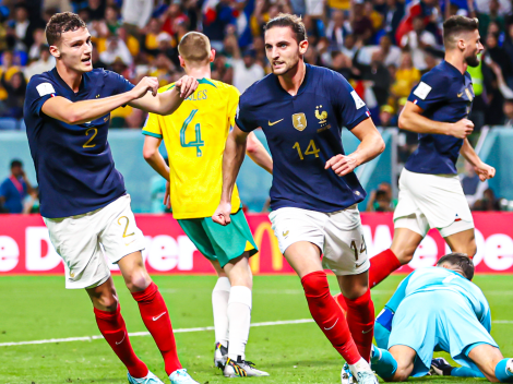 Adrien Rabiot anotó de cabeza el gol de empate para Francia ante Australia
