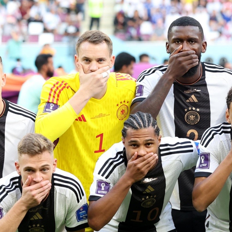¿Por qué los jugadores de Alemania se taparon la boca?