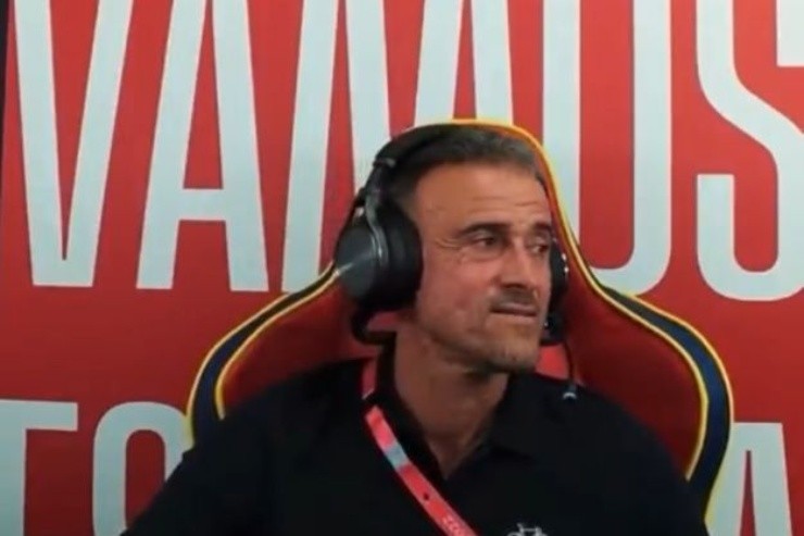 Luis Enrique ha causado noticia con sus directos | Foto: Captura 